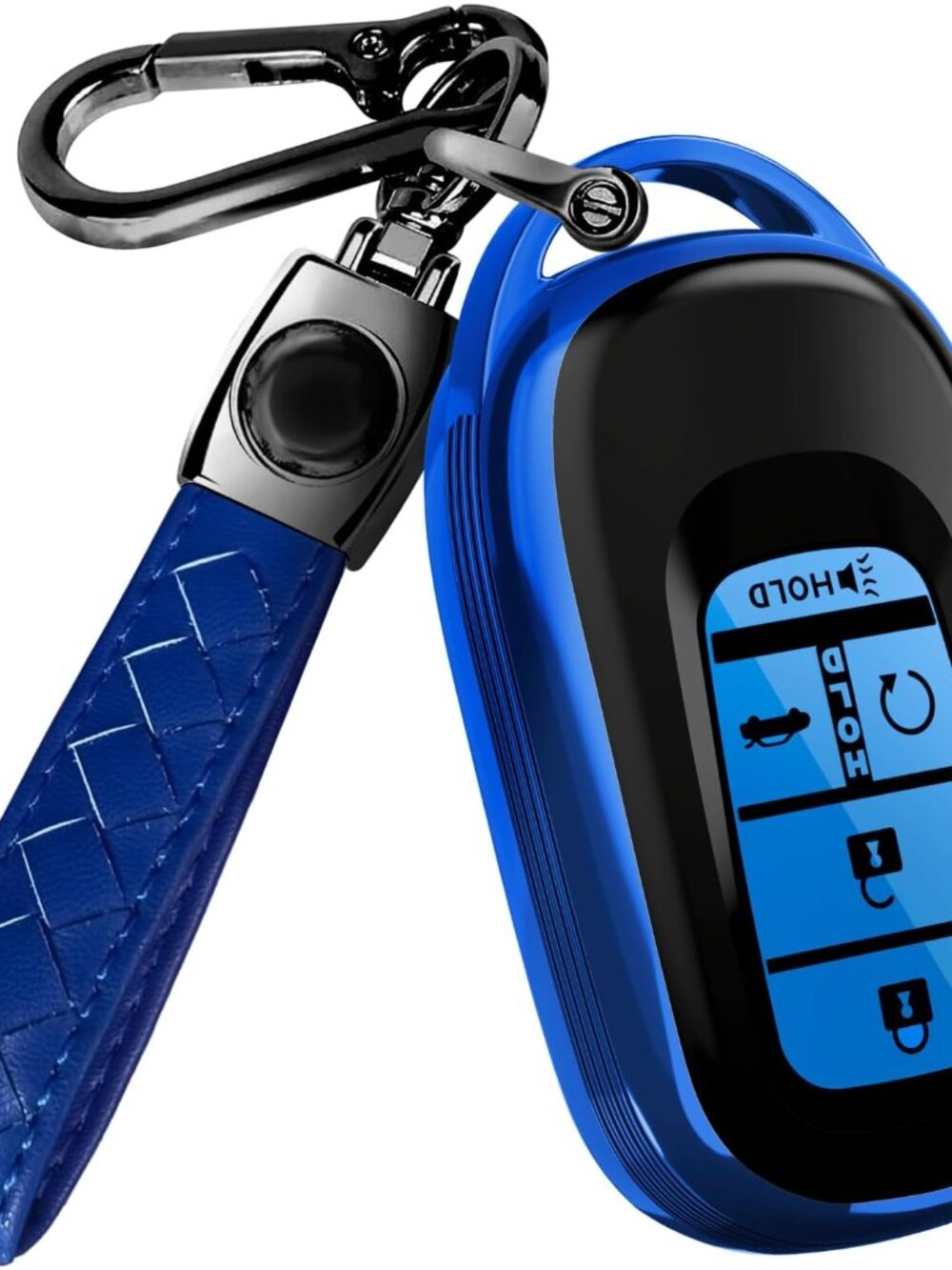 Compatible with Honda Key Fob Cover & Keychain